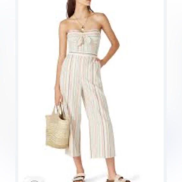 Parker Pants - Parker Multicolor Strapless Jumpsuit